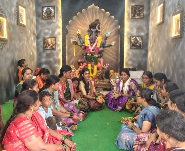 మార్కండేయ నగర్లో ఘనంగా గోరింటాకు కార్యక్రమం - Udayam