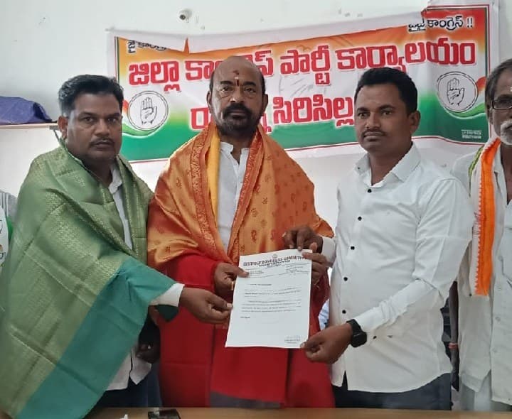 తంగళ్లపల్లి మండల మైనారిటీ అధ్యక్షుడిగా షేక్ బాబు ఆలీ ఏకగ్రీవ ఎన్నిక - Udayam