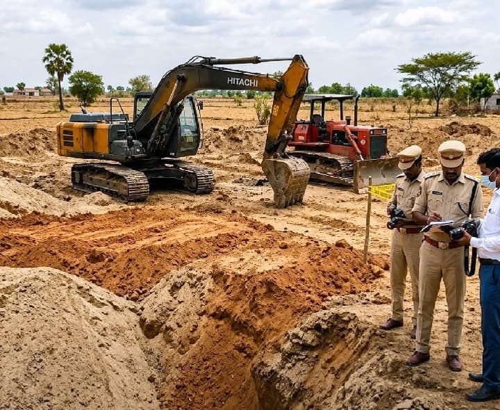 ఇసుకను మట్టితో కప్పి రూ.79 లక్షలకు గండి - Udayam