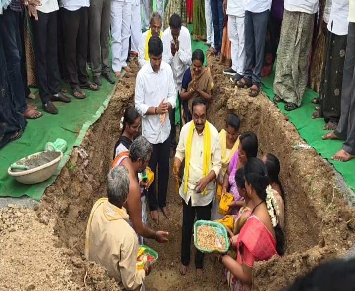 కరివేపాకు ప్రాసెసింగ్ యూనిట్కు శంకుస్థాపన - Udayam
