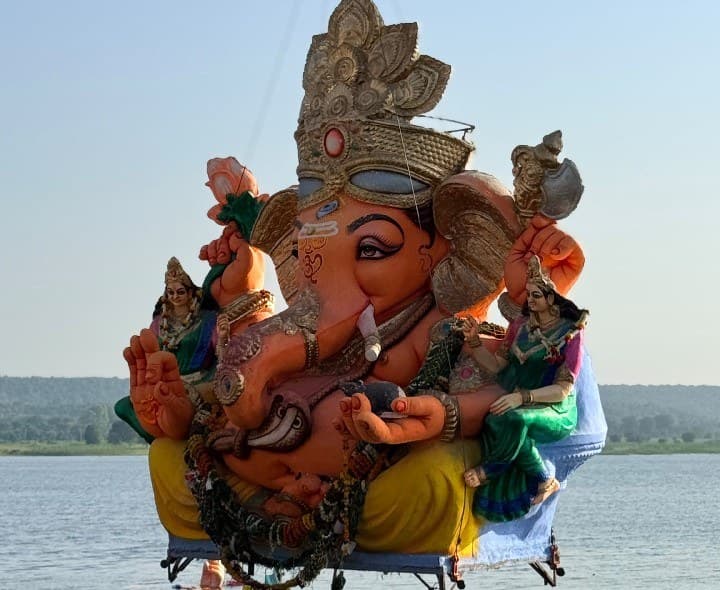 నిర్మల్ లో ఘనంగా ముగిసిన నిమజ్జన మహోత్సవం - Udayam