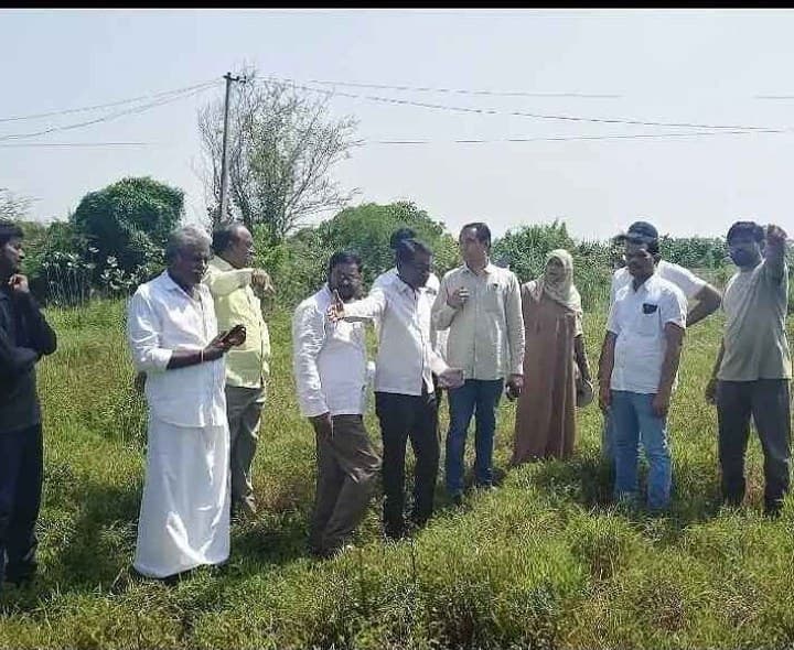 సబ్స్టేషన్కు స్థల పరిశీలన - Udayam