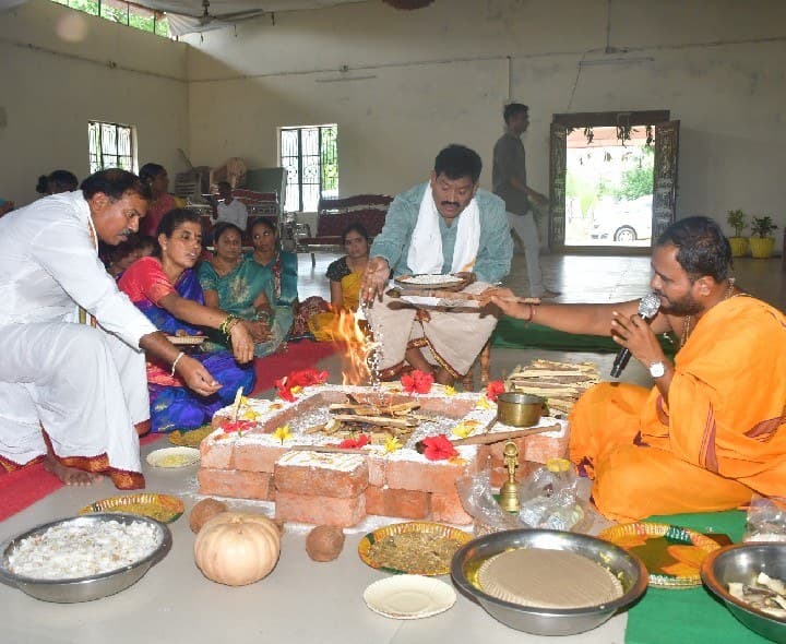 సెవెంత్ బెటాలియన్లో ఘనంగా గణపతి హోమం - Udayam