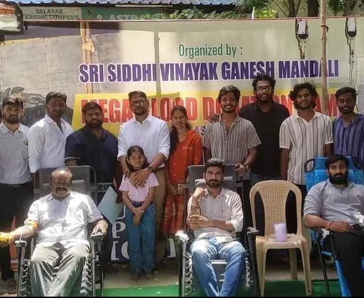 చంద్రశేఖరనగర్ కాలనీలో రక్తదాన శిబిరం - Udayam