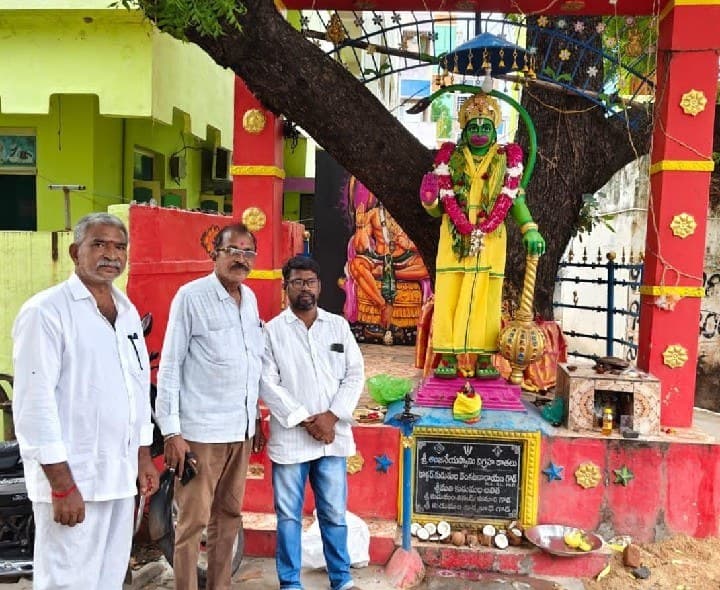 అభయాంజనేయ స్వామి జండా మహోత్సవానికి ఏర్పాట్లు - Udayam