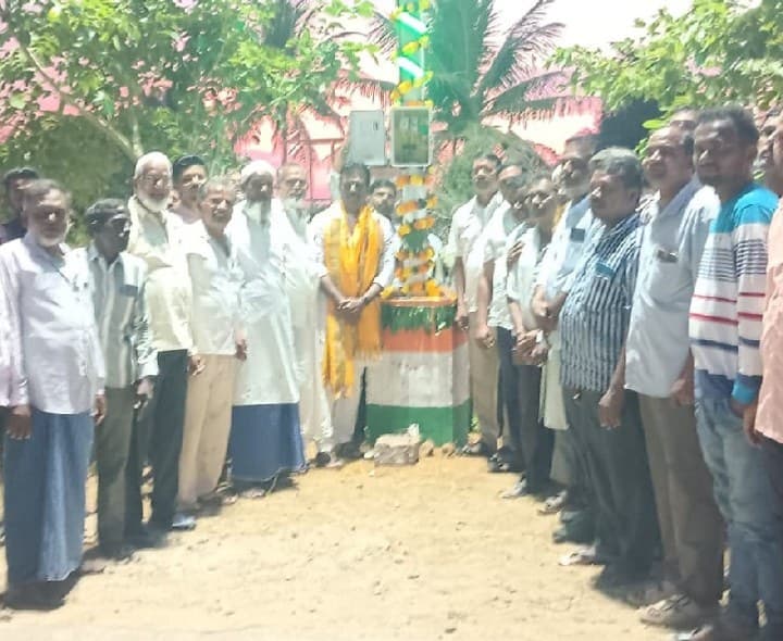పెద్ద వడ్డేమాన్లో హైమాస్ట్ లైట్లు ప్రారంభం - Udayam