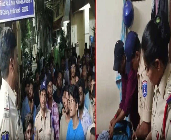 కేపీహెచ్బీ హాస్టళ్లపై పోలీసుల ఆకస్మిక తనిఖీలు - Udayam