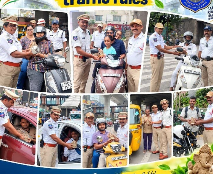 బాధ్యతాయుతమైన వాహనదారులకు వినూత్న బహుమతి - Udayam