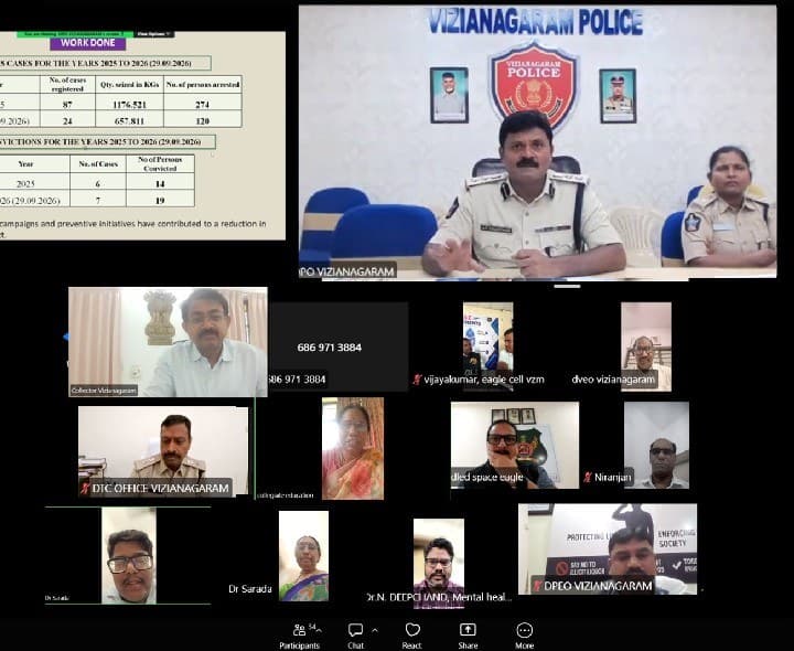 గంజాయి నియంత్రణకు సమిష్టిగా కృషి చేయాలి - SP - Udayam