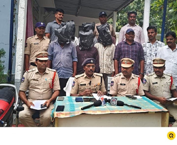 వరుస దొంగతనాలకు పాల్పడుతున్న ఆరుగురు నిందితుల అరెస్ట్ - Udayam