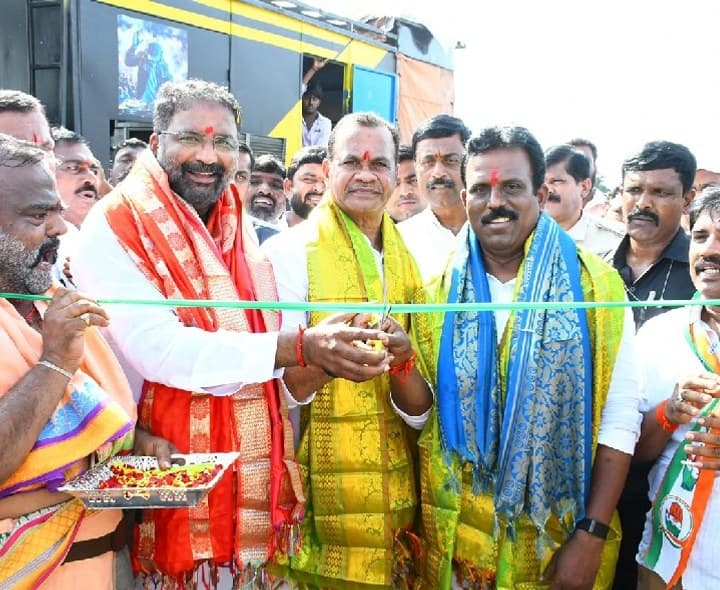 ఊక చెట్టు వాగుపై హై లెవెల్ బ్రిడ్జి ప్రారంభం - Udayam