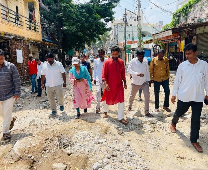 ముషీరాబాద్లో అభివృద్ధి పనుల పరిశీలన - Udayam