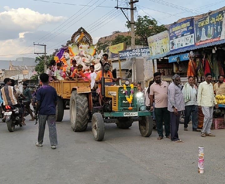 నేడు తాడిపత్రిలో వినాయక నిమజ్జనం - Udayam