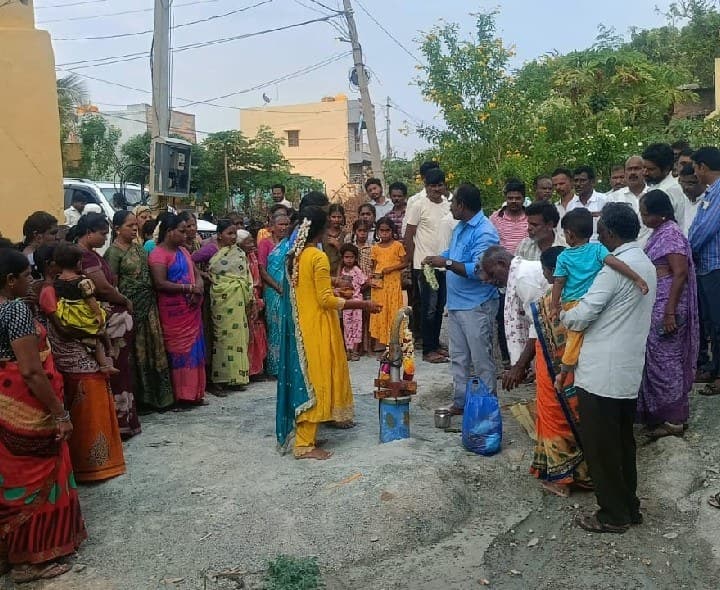సాయినగర్లో తాగునీటి సమస్యకు పరిష్కారం - Udayam