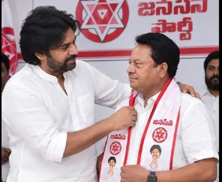 జనసేన తీర్థం పుచ్చుకున్న P.V.L నరసింహరాజు - Udayam