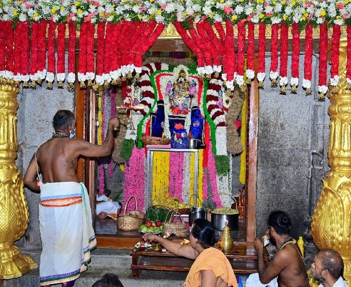 కాణిపాకం స్వయంభు శ్రీ వరసిద్ధి వినాయక స్వామివారి ఏకాంత సేవ - Udayam