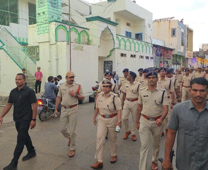 నిర్మల్ లో గణేష్ నిమజ్జనానికి పటిష్ట భద్రత - Udayam