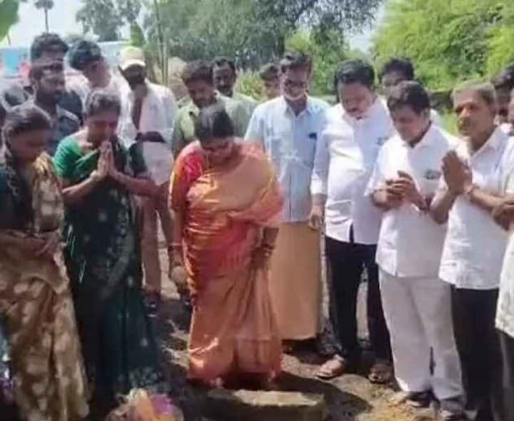 గోకులం షెడ్ల నిర్మాణానికి ఎమ్మెల్యే శంకుస్థాపన - Udayam